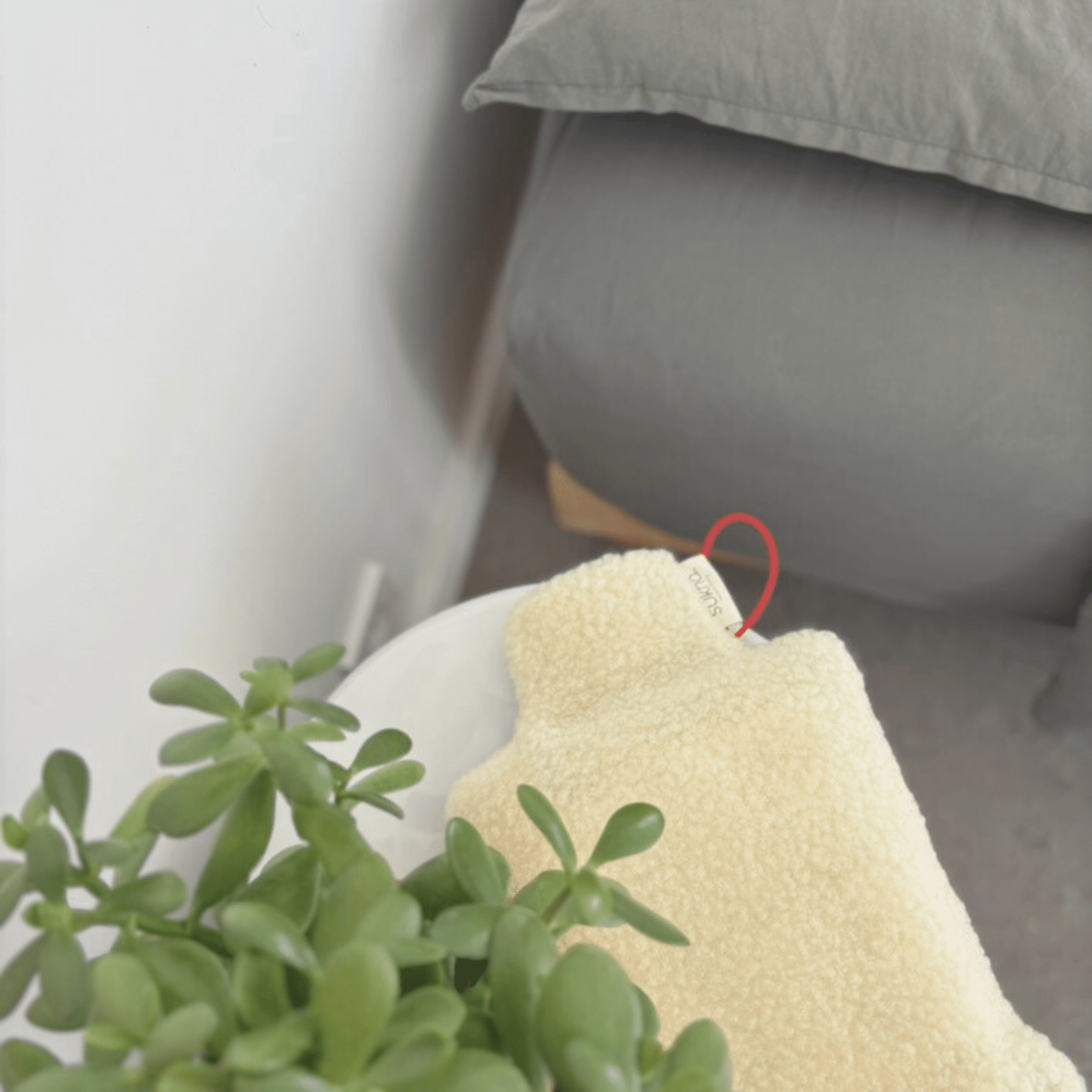 SUZETTE - Bouillotte électrique sans fil - Laine de brebis Pyrénées - Sukha